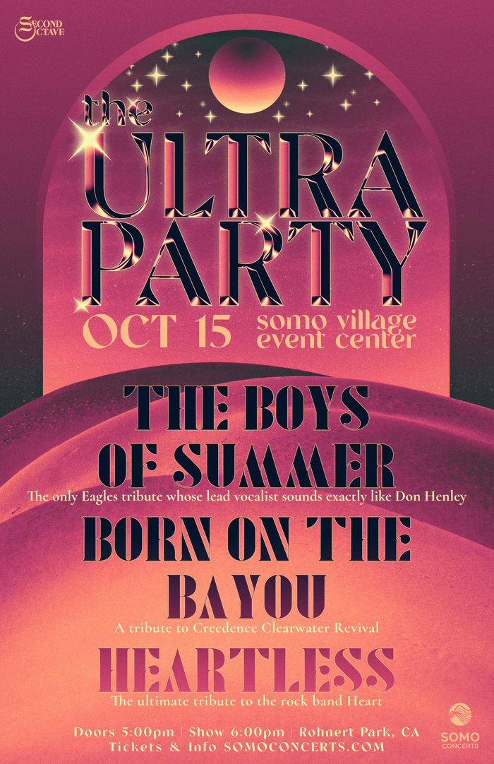 Ultra Party with the Boys of Summer, Born on the Bayou, and Heartless